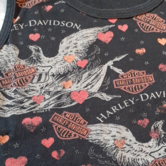 🏍 Harley Davidson Smoky Mountain Biker Tank Top - Picture 3 of 4